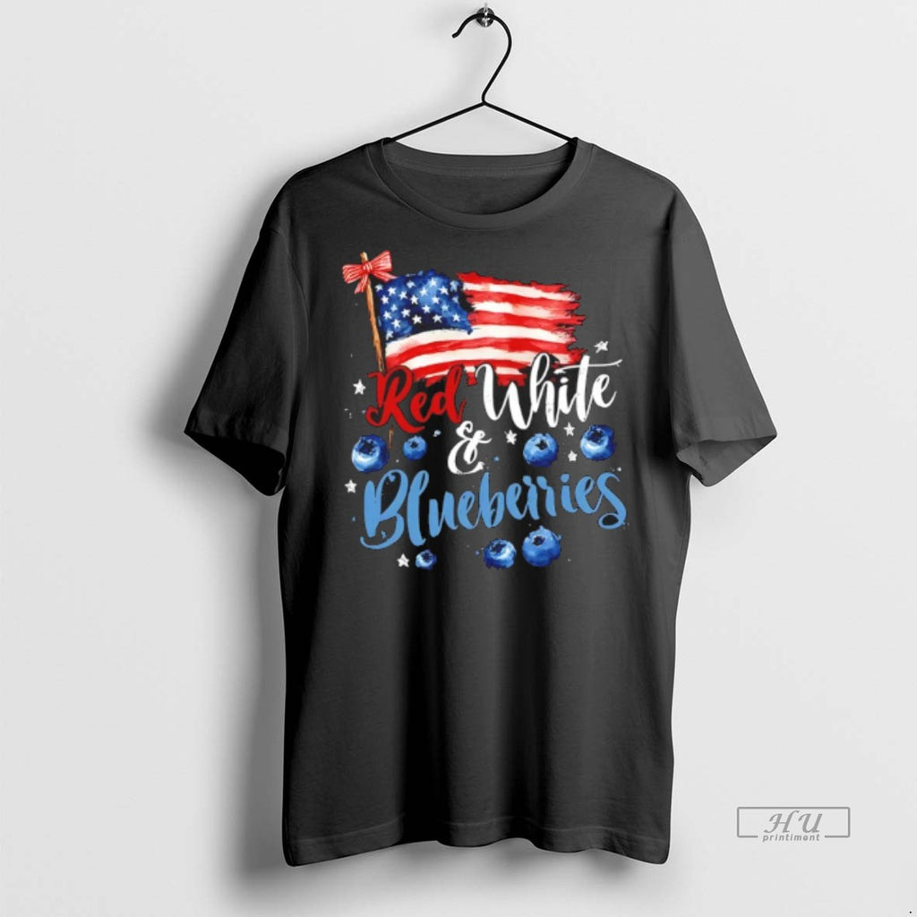 Limited Edition Erika Kirk Red White And Blueberries American Flag Tee Shirt Sweater