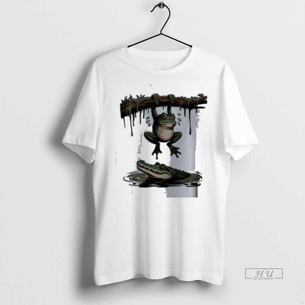 Limited Edition Frog And Alligator Tee Shirt Sweater