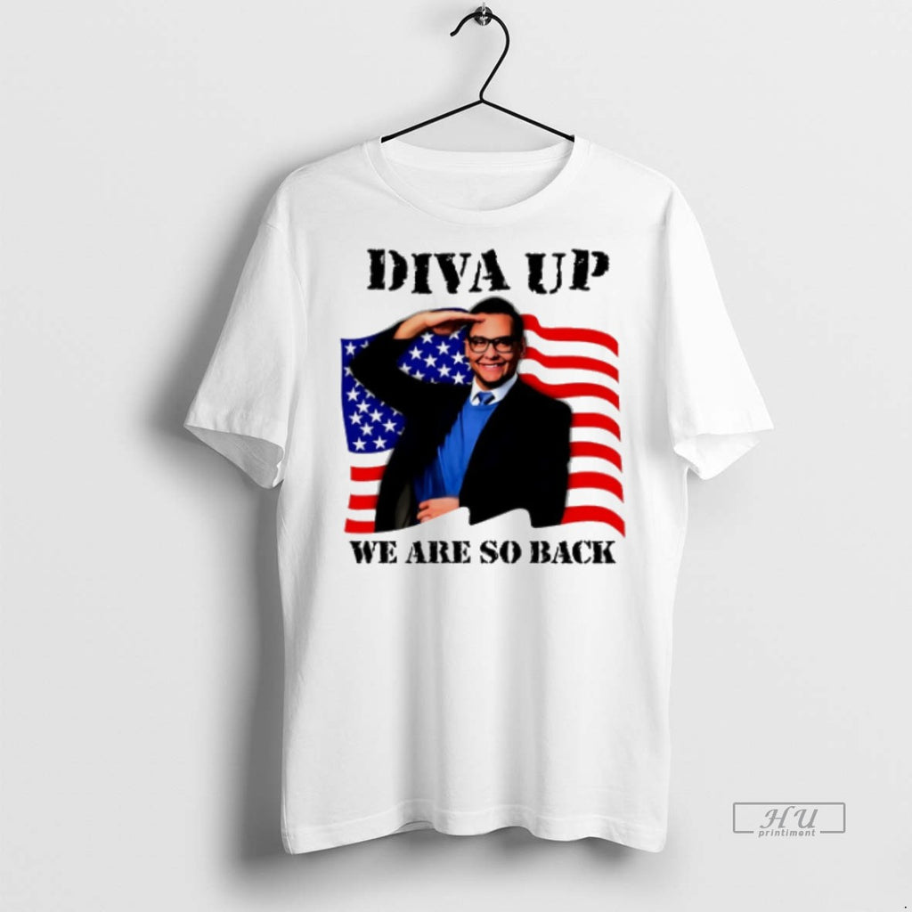 Limited Edition George Santos Diva Up We Are So Back Tee Shirt Sweater