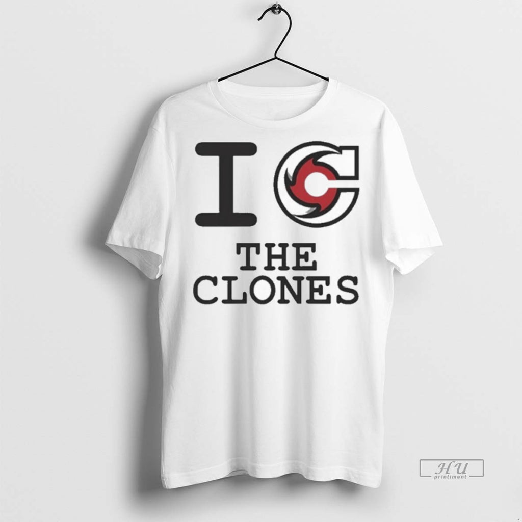 Limited Edition I Love The Clones Cincinnati Cyclones Hockey Tee Shirt Sweater