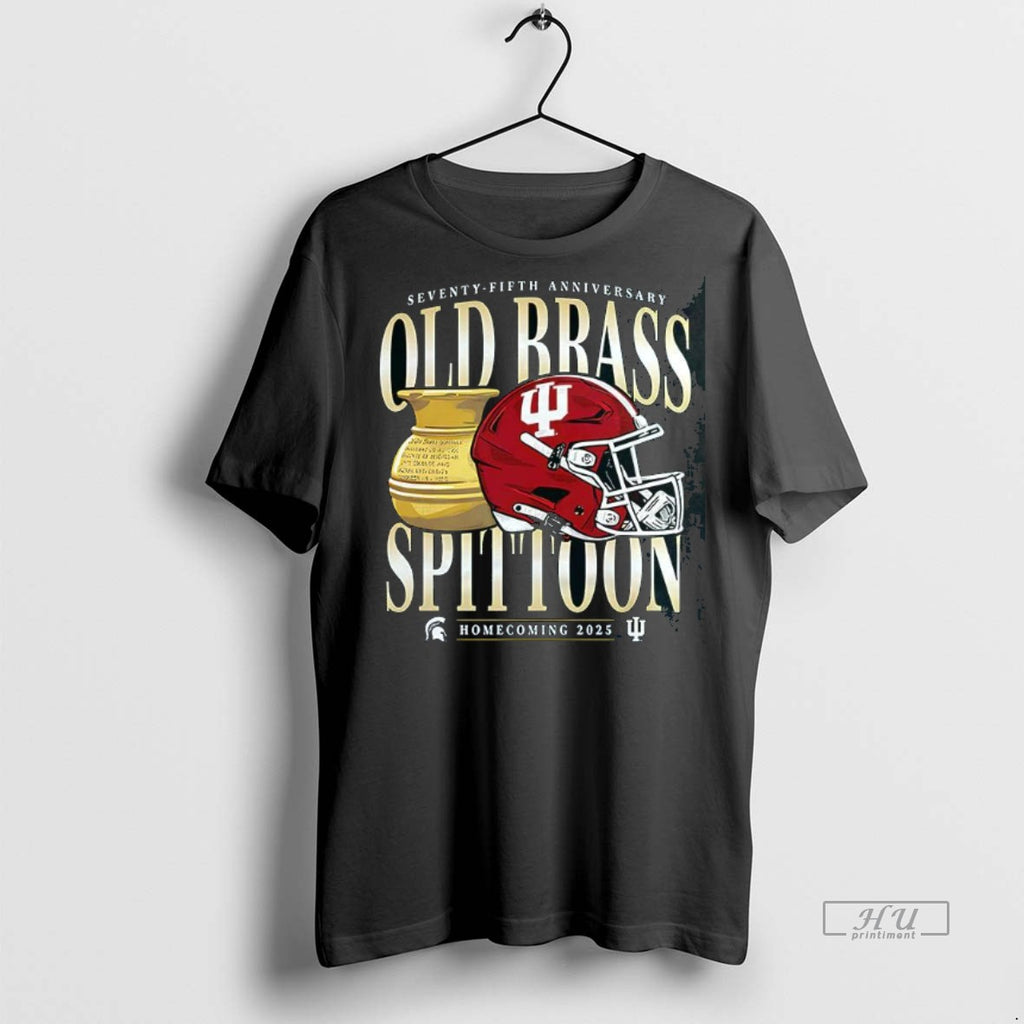 Limited Edition Iu Football Old Brass Spittoon Tee Shirt Sweater