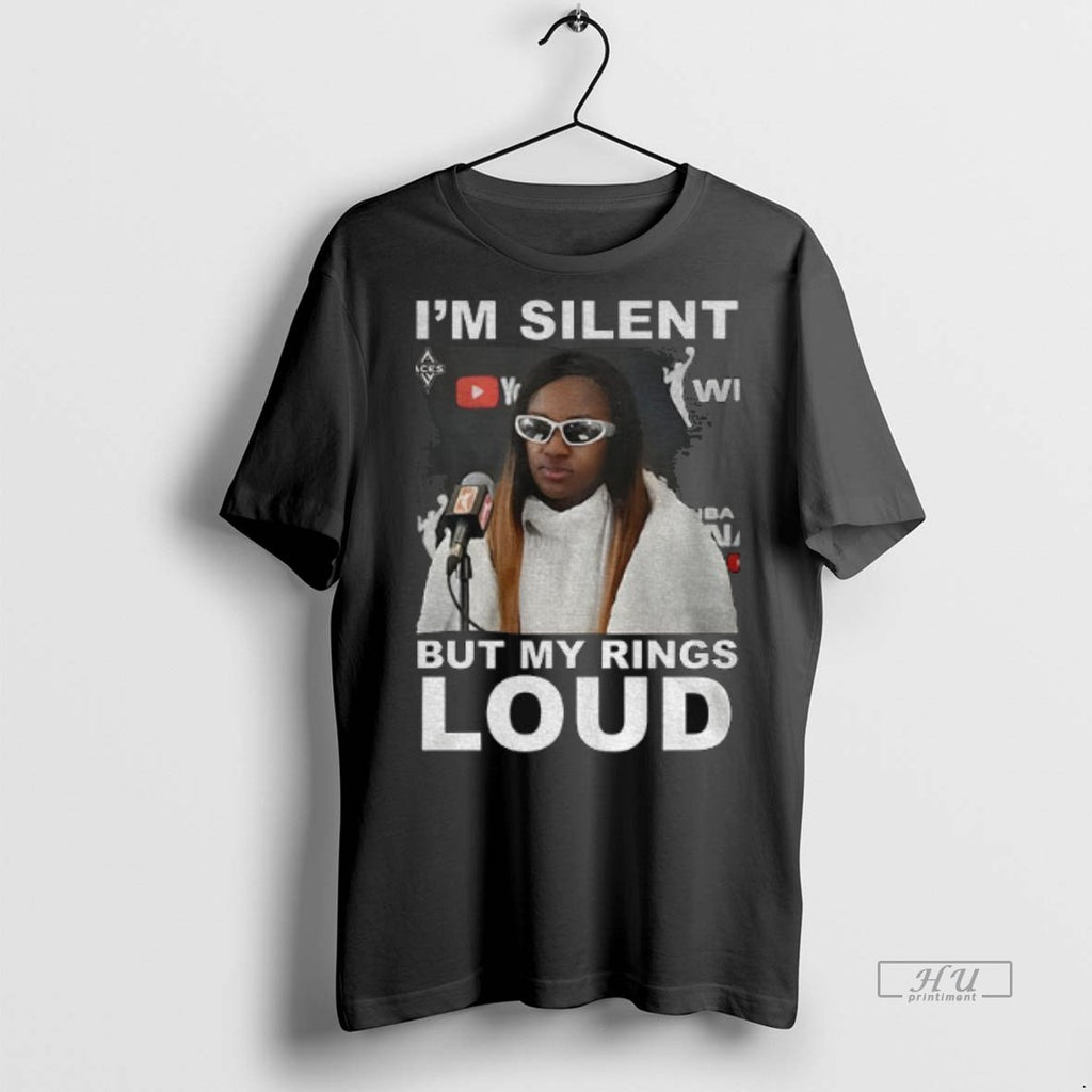 Limited Edition Jackie Young Im Silent But My Rings Loud Tee Shirt Sweater