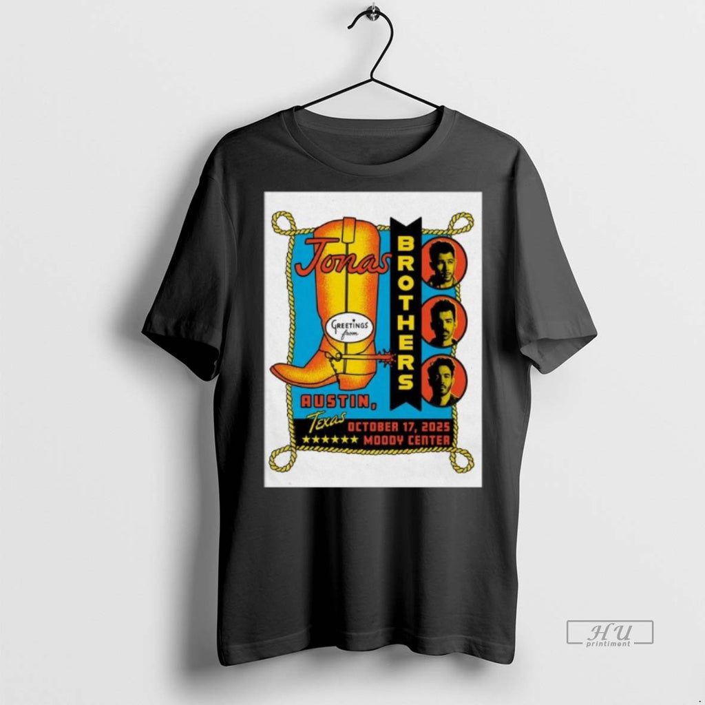 Limited Edition Jonas Brothers Moody Center In Austin Tx October 17 2025 Tee Shirt Sweater