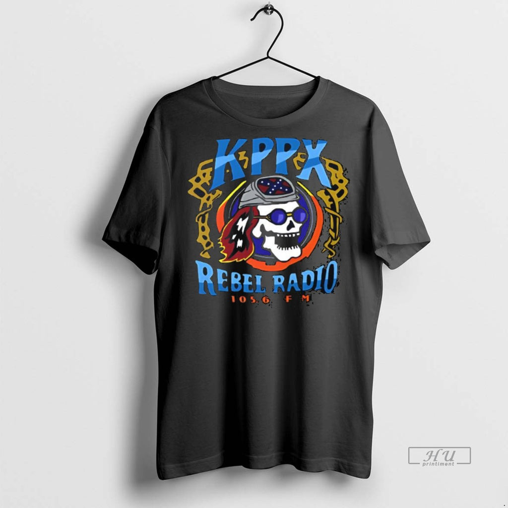 Limited Edition Kppx Rebel Radio Skull Movies Tee Shirt Sweater