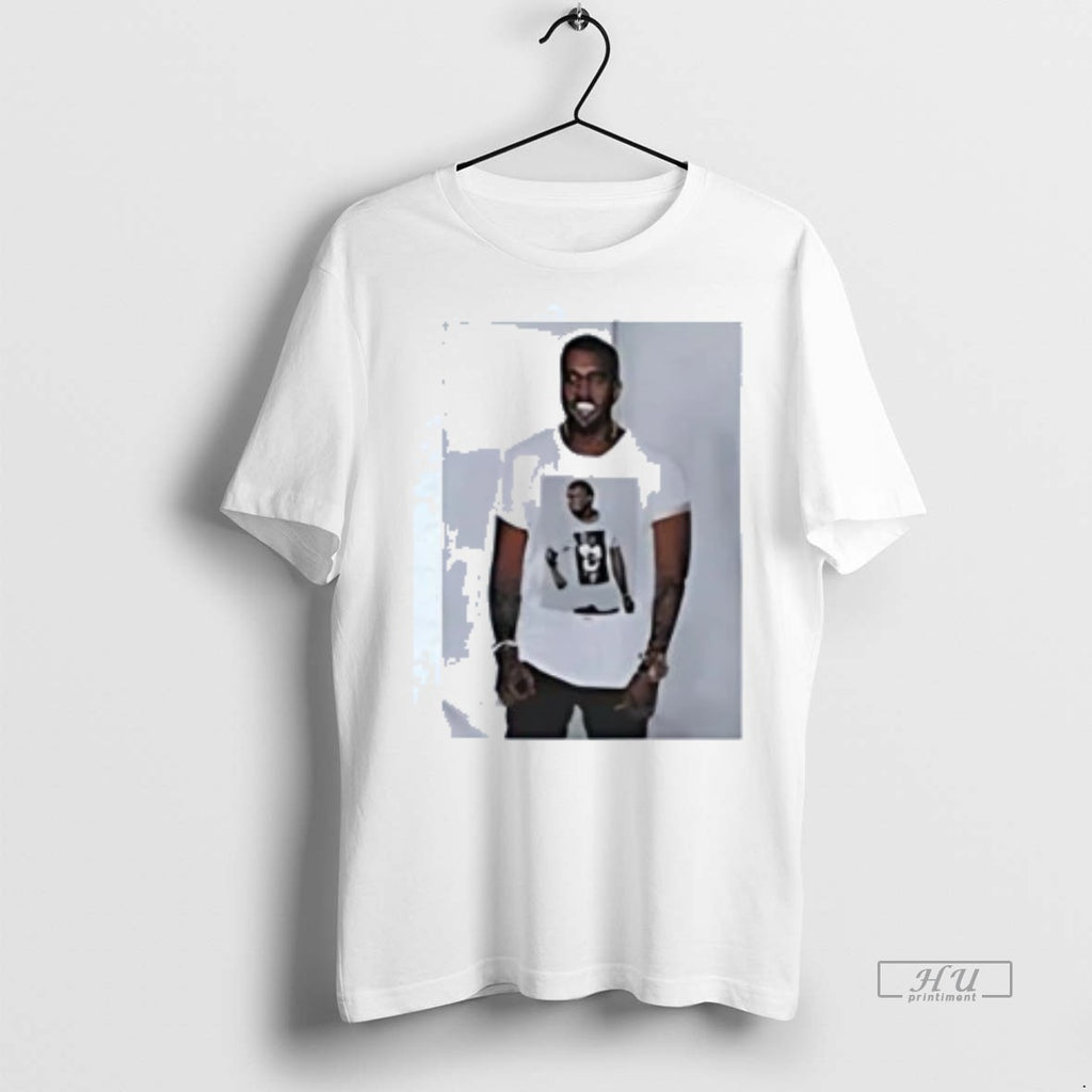 Limited Edition Kanye Wearing A Of Himself Tee Shirt Sweater