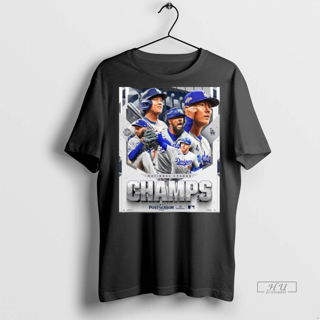Limited Edition Los Angeles Dodgers National League Champions 2025 Postseason Tee Shirt Sweater