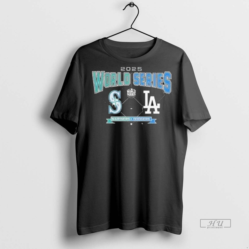 Limited Edition Mariners Vs Dodgers 2025 Mlb World Series Change Up Matchup Tee Shirt Sweater