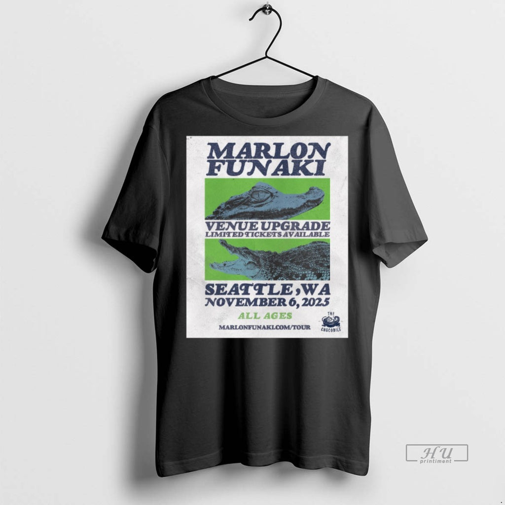 Limited Edition Marlon Funaki November 6 2025 Seattle Wa Madame Lous Show Tee Shirt Sweater