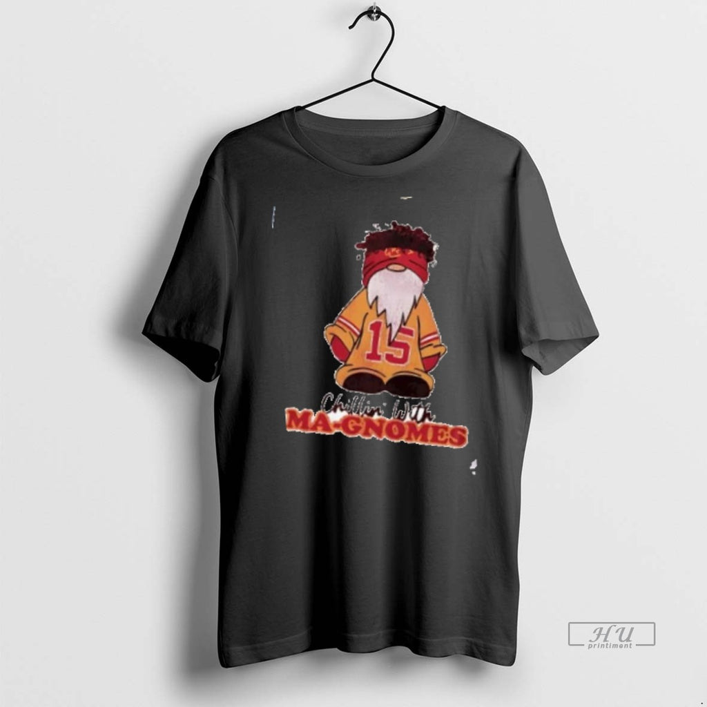 Limited Edition Patrick Mahomes Gnomes Chillin With Ma Gnomes Tee Shirt Sweater