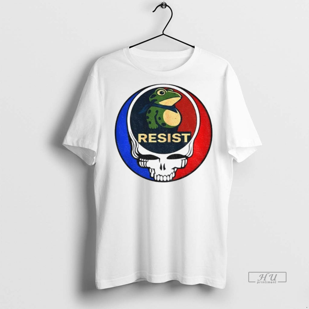 Limited Edition Portland Frog Grateful Dead Steal Your Face Ice Out Resist Tee Shirt Sweater