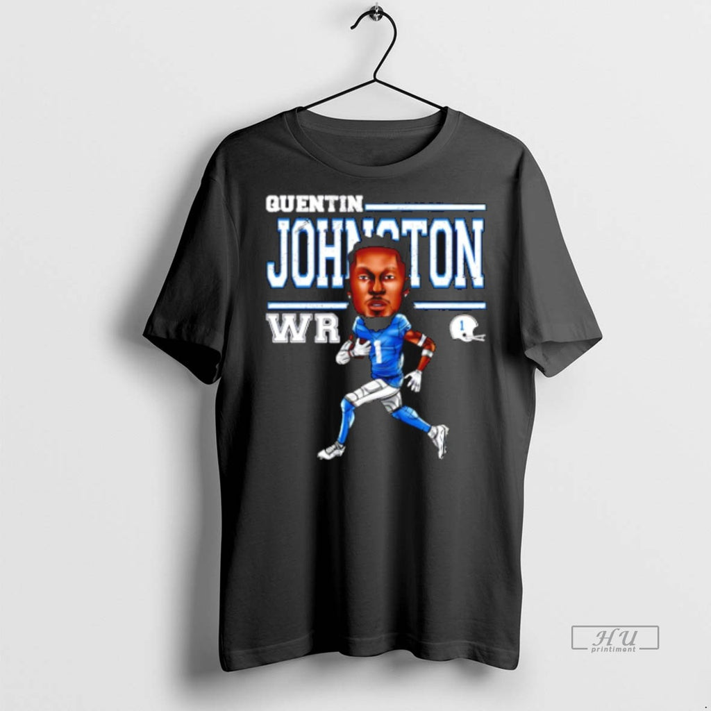 Limited Edition Quentin Johnston Los Angeles Chargers Cartoon Tee Shirt Sweater