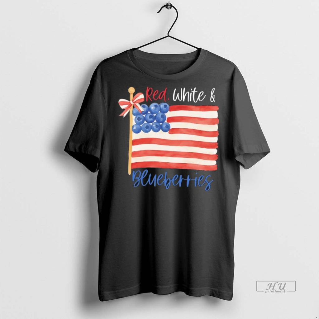 Limited Edition Red White And Blueberries Erika Kirk And Charlie Kirk Tee Shirt Sweater