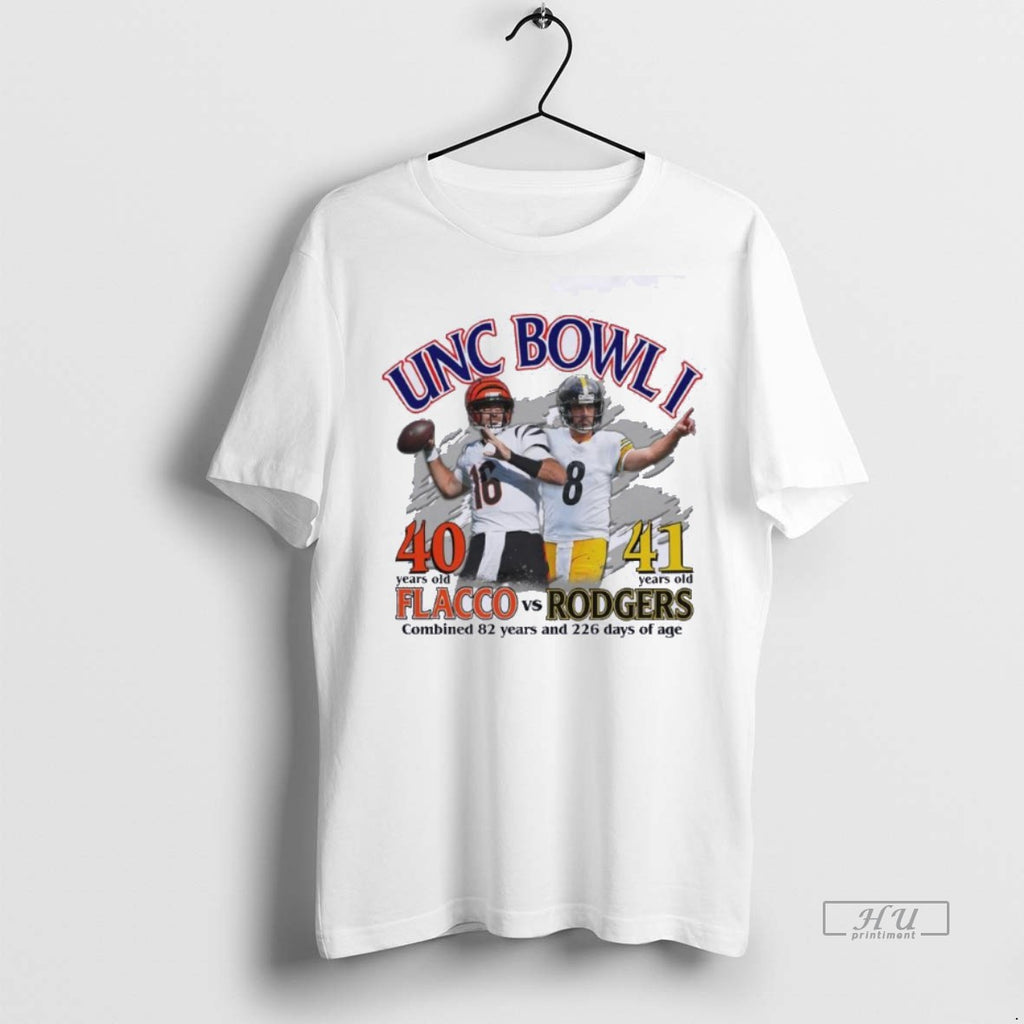 Limited Edition Unc Bowl I Joe Flacco Vs Aaron Rodgers Tee Shirt Sweater
