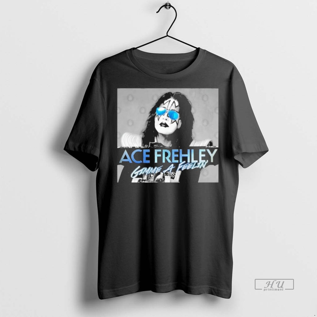 Limited Edition Vintage Ace Frehley Gimme A Feelin Tee Shirt Sweater