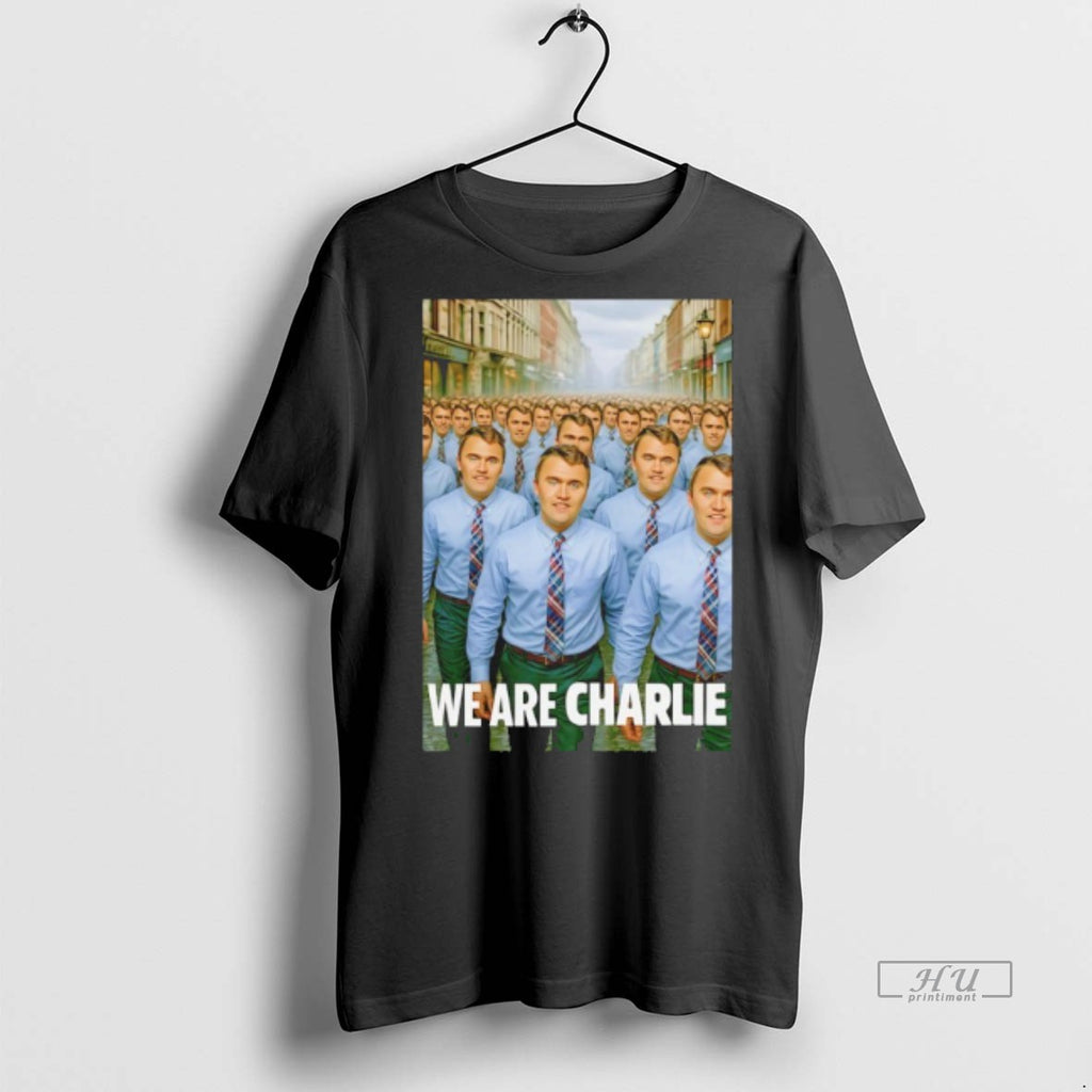 Limited Edition We Are Charlie Kirk Photo Meme Tee Shirt Sweater