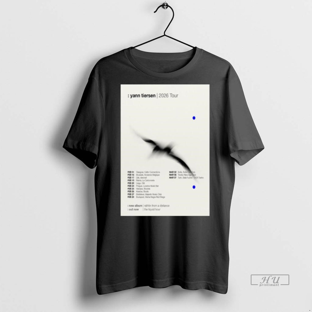 Limited Edition Yann Tiersen 2026 Tour Tee Shirt Sweater