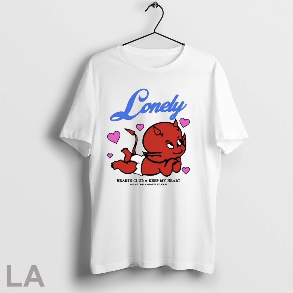 Lonely Hearts Club Keep My Heart Devil Baby T Shirts