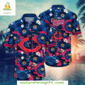 Minnesota Twins Hawaiian Shirt Floral Elegance MLB Baseball Apparel