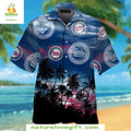 Minnesota Twins Hawaiian Shirt MLB Baseball Palm Sunset Stylish Apparel