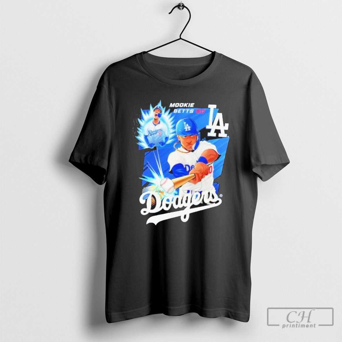 Mookie Betts Los Angeles Dodgers Anime Graphic 2025