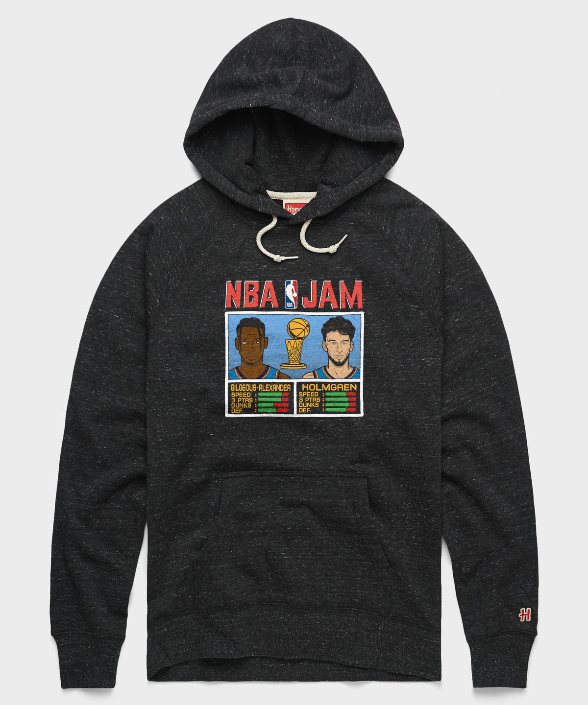 NBA Jam Thunder 2025 Champs Gilgeous-Alexander And Holmgren Hoodie