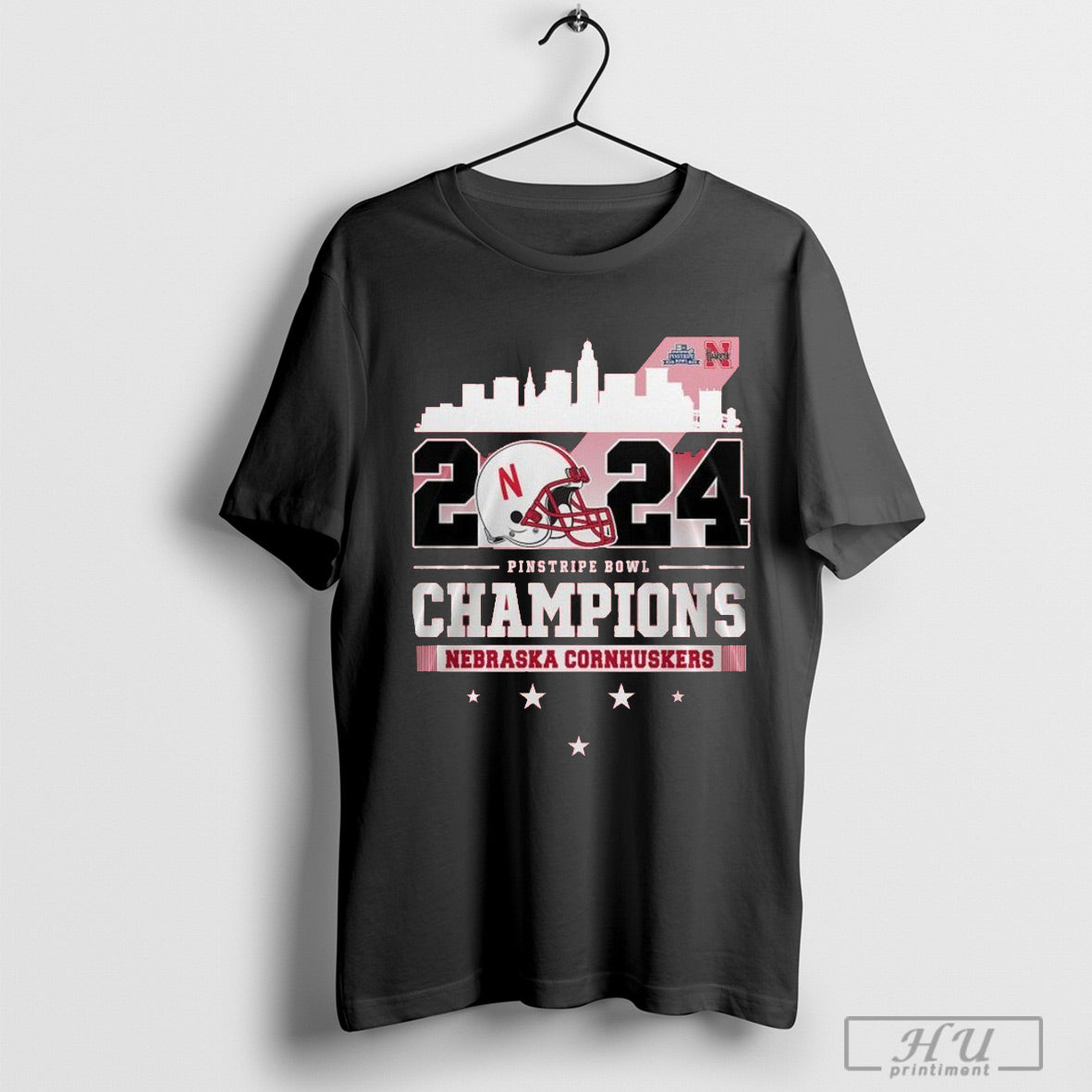 Nebraska Cornhuskers Football Ncaa Las Pinstripe Bowl 2024 Champs T Shirt Cutom Poster Coffee