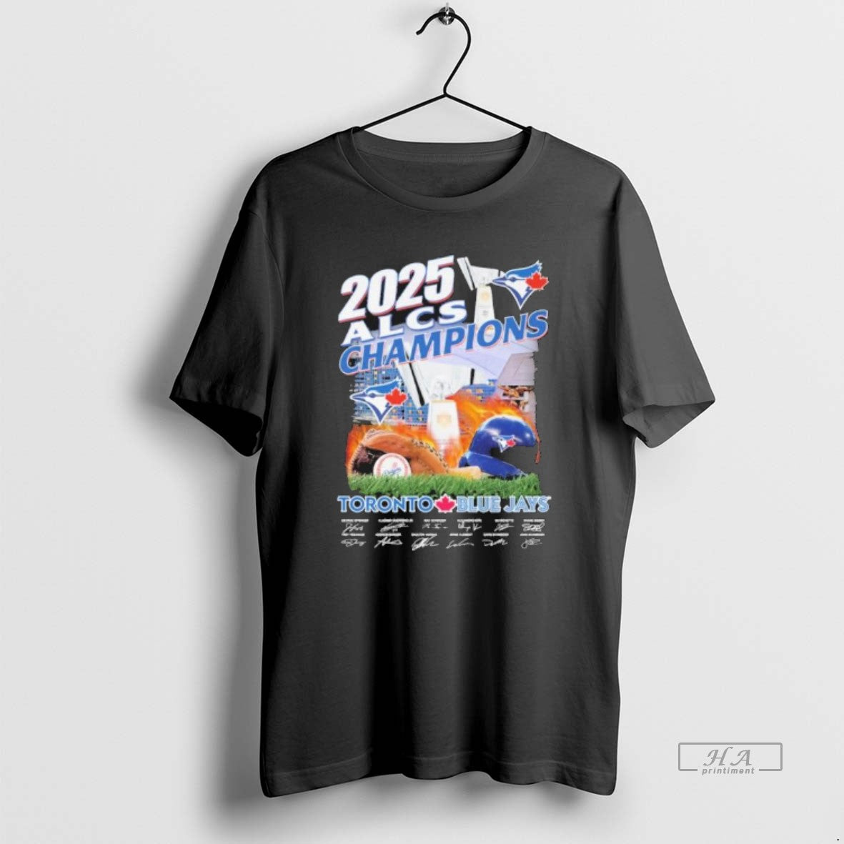 Official 2025 Alcs Champions Toronto Blue Jays Signature