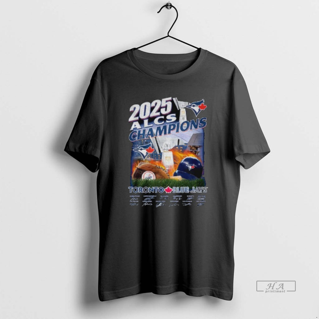 Official 2025 Alcs Champions Toronto Blue Jays Signature