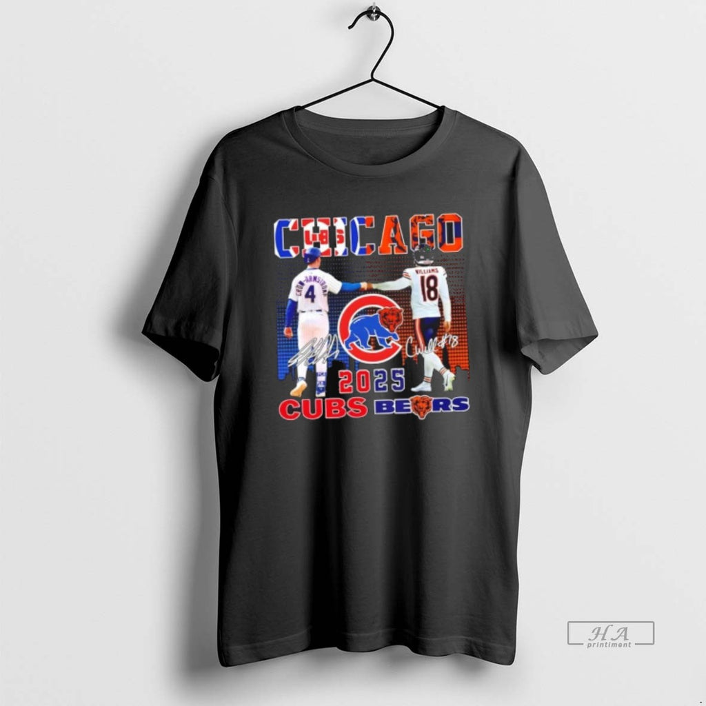 Official 2025 Chicago Sports Crow Armstrong Cubs X Williams Bears Skyline