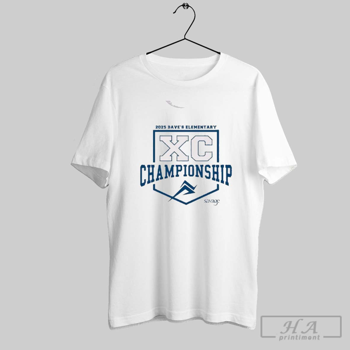 Official 2025 Daves Elementary Xc Championship Savage Logo T Shirt Sweater Long Sleeve And