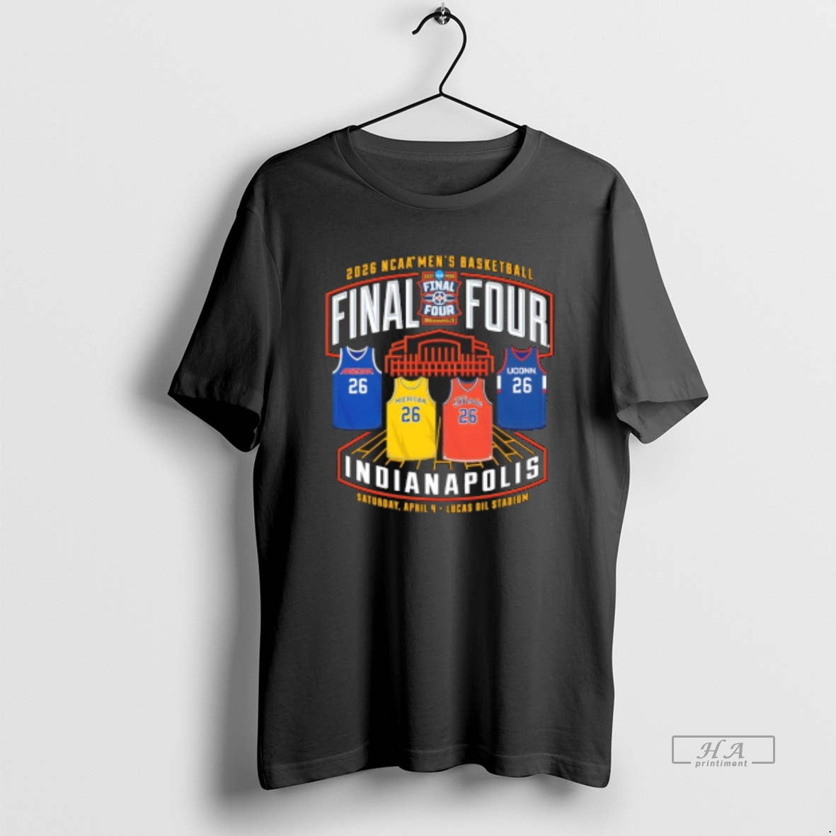 Official 2026 Ncaa Mens Basketball Final Four Jerseys Lucas Oil Stadium
