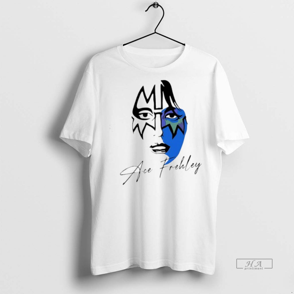 Official Ace Frehley Face Graphic Shirt