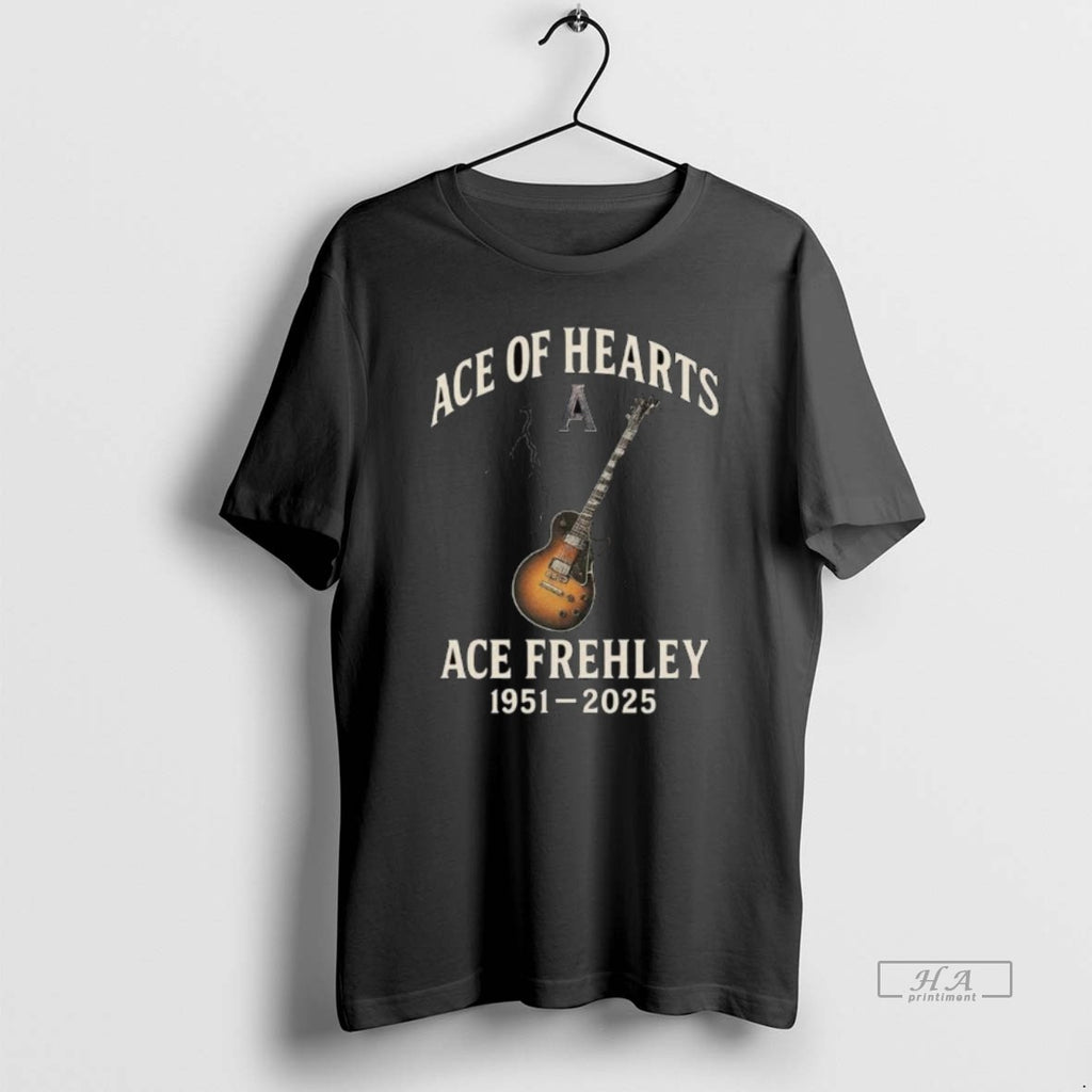 Official Ace Of Hearts Ace Frehley 1951 2025 Long Sleve