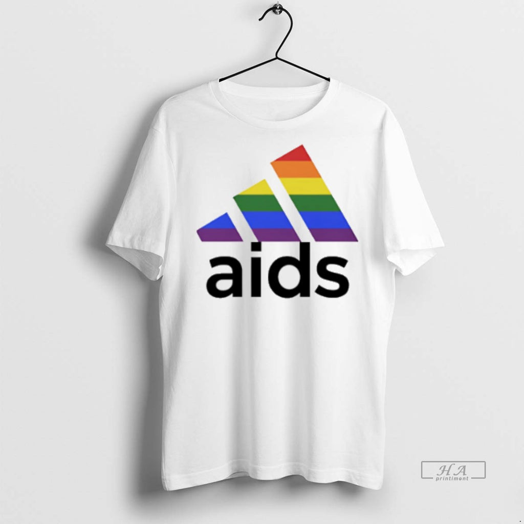 Official Aids Lgbt Pride Logo Shirt