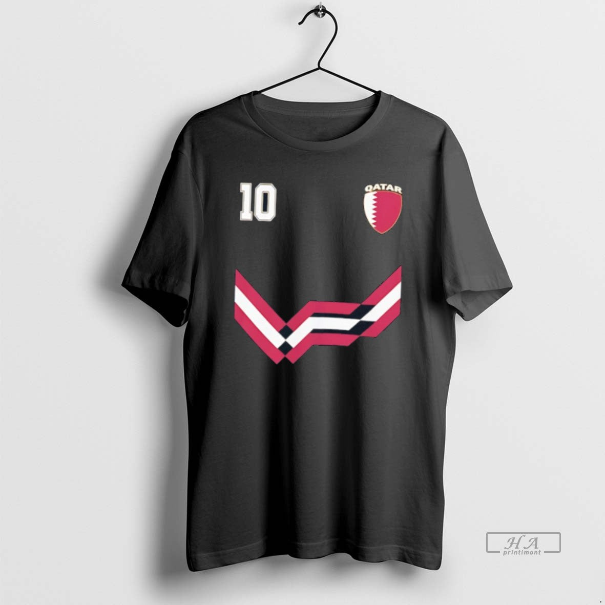 Official Akram Afif Qatar Number 10 Soccer