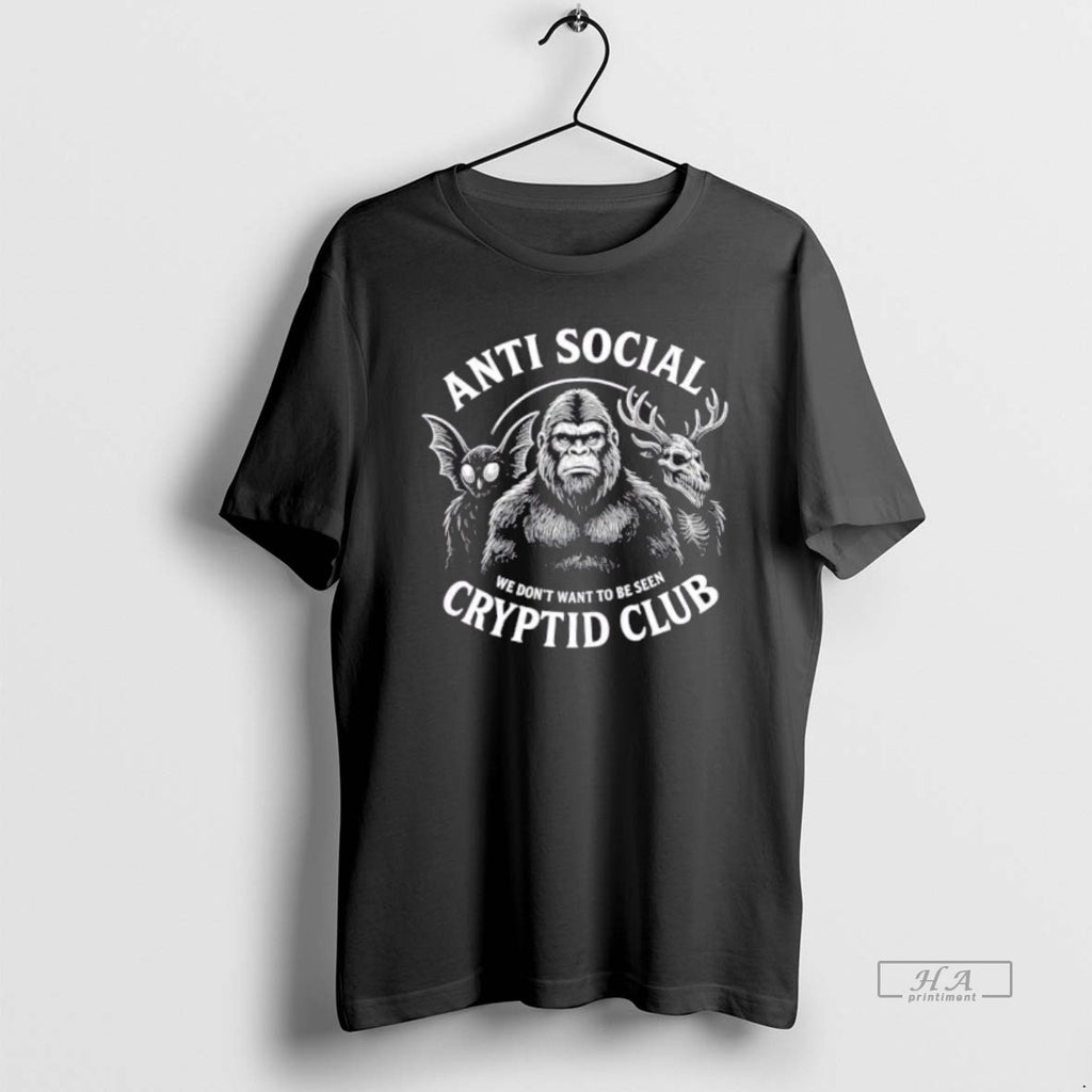 Official Anti Social Cryptid Club We Dont Want To Be Seen