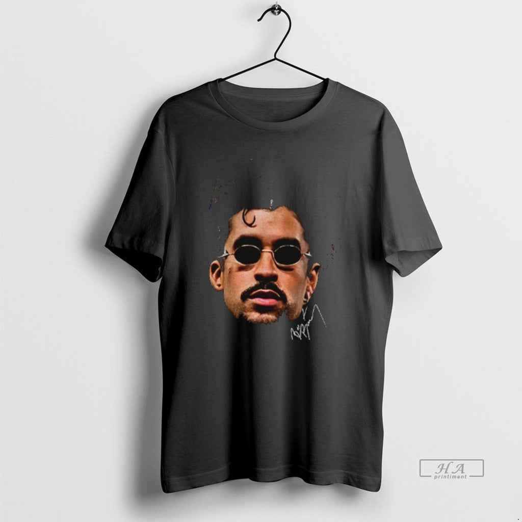 Official Bad Bunny Big Face Fan Inspired Signature