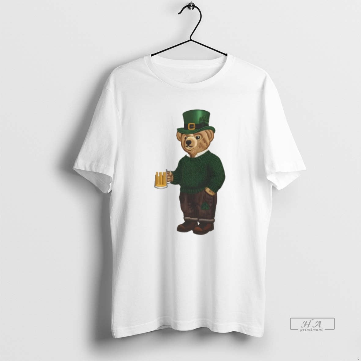 Official Bear Irish Lucky Girl Irish St Patricks Day