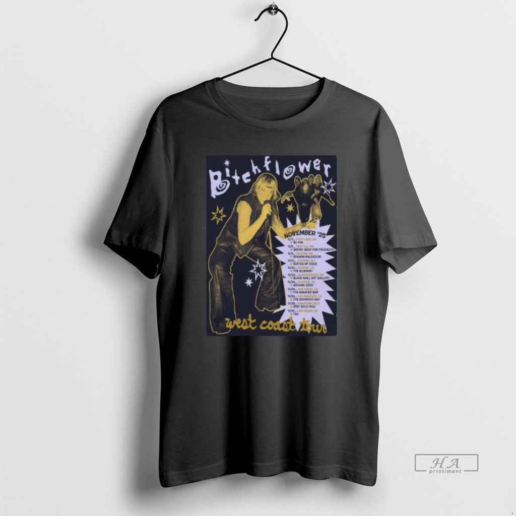 Official Bitchflower West Coast November 2025 Tour Long Sleve