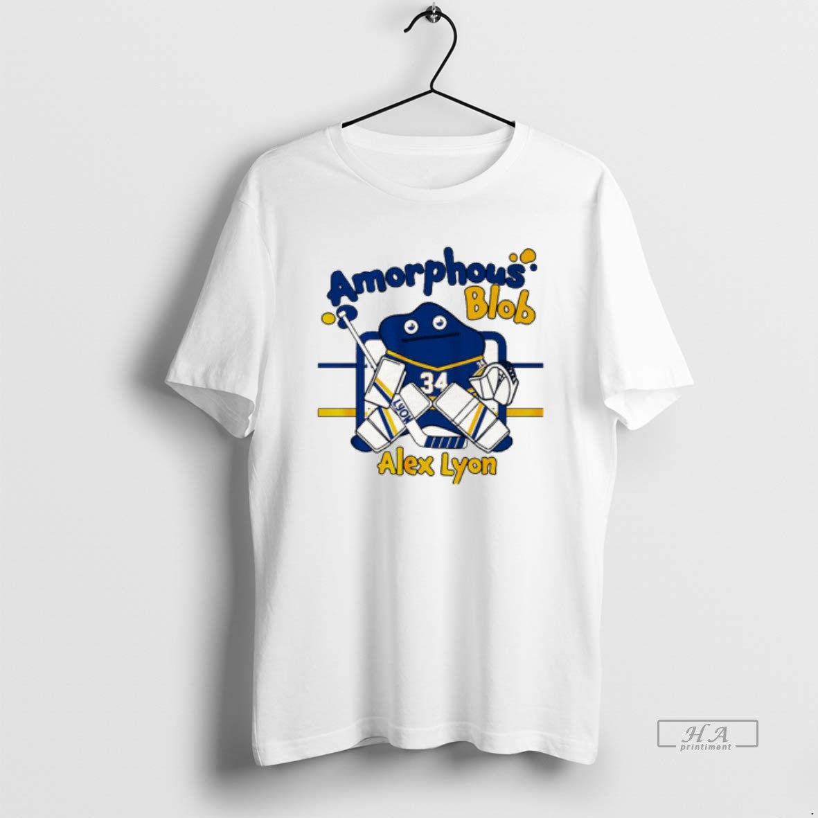 Official Buffalo Hockey Alex Lyon Amorphous Blob