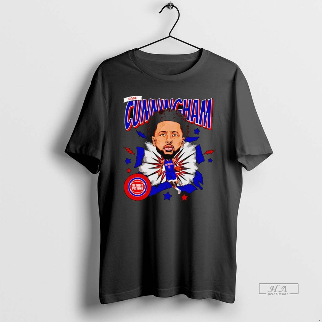 Official Cade Cunningham Big Head Caricature Pistons