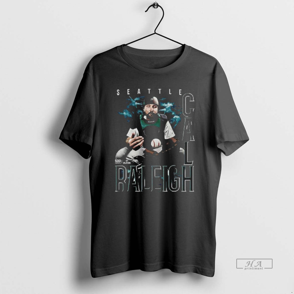 Official Cal Raleigh Seattle Grunge Graphic Retro