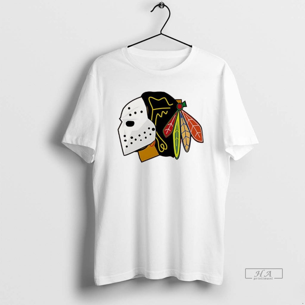 Official Chicago Blackhawks Hockey Mask Color