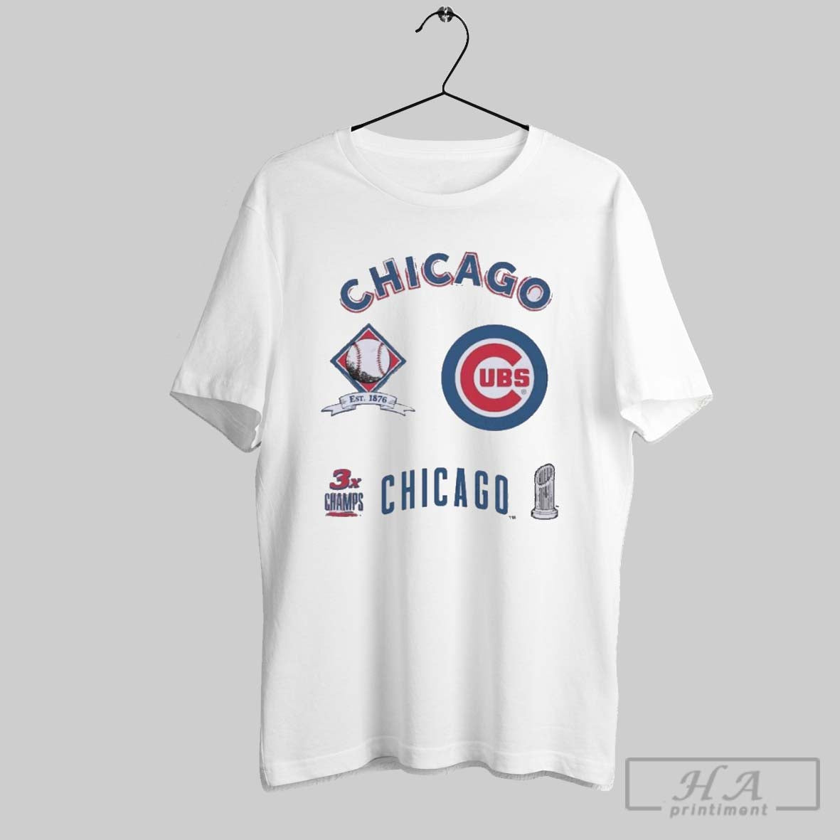 Official Chicago Cubs Defined 3x Champions