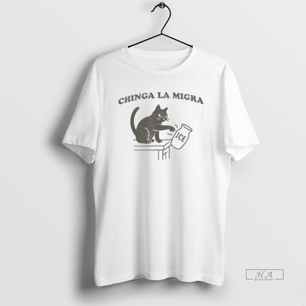 Official Chinga La Migra Pro Immigration Human Rights Abolish Ice Cat