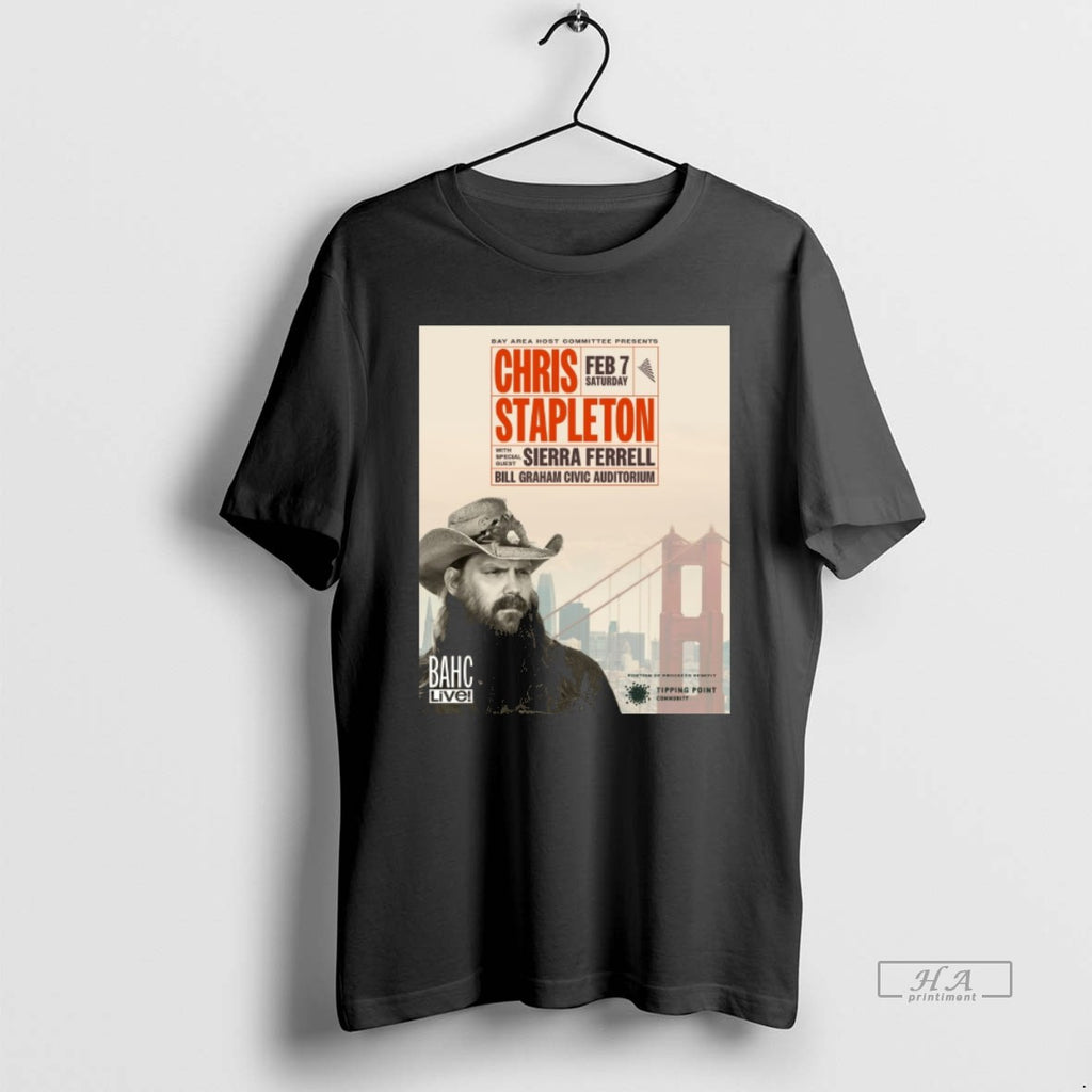 Official Chris Stapleton Tour Bill Graham Civic Auditorium San Francisco Ca February 7 2025