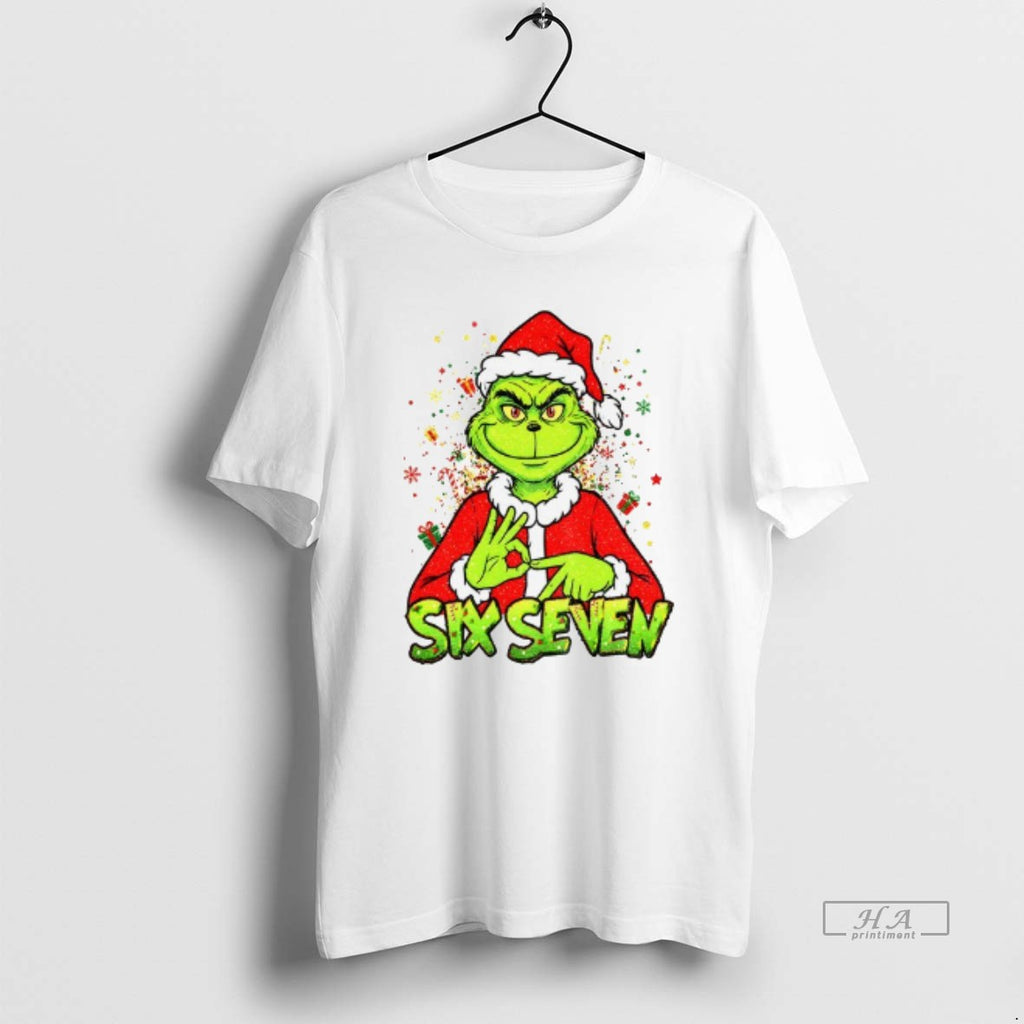 Official Christmas Grinch Santa Six Seven 6 7 Meme