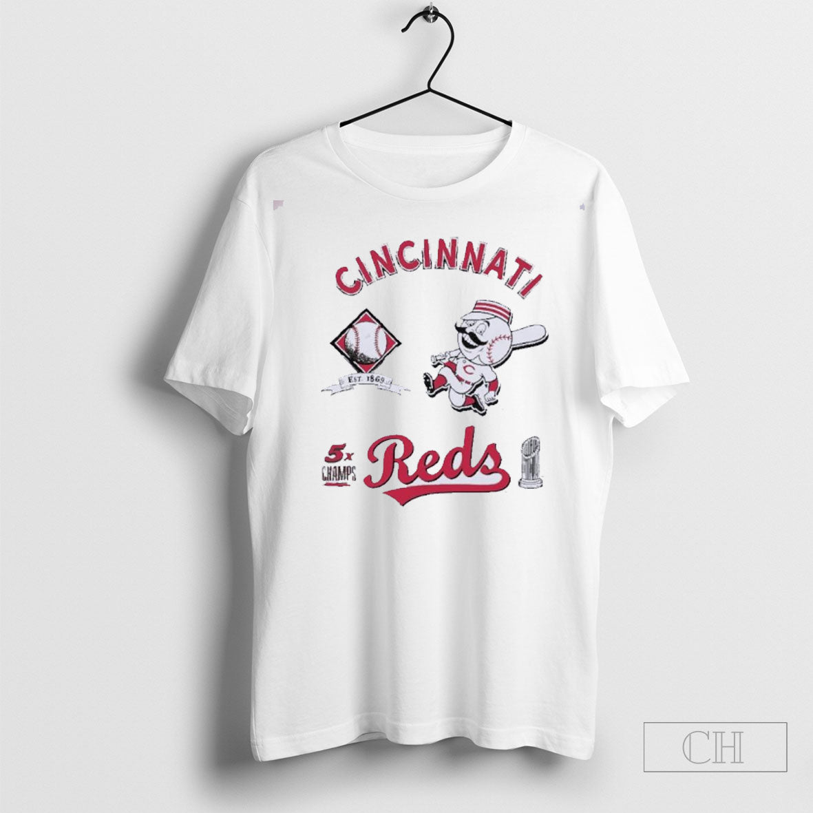 Official Cincinnati Reds Defined 5x Champions T Shirt Sweater