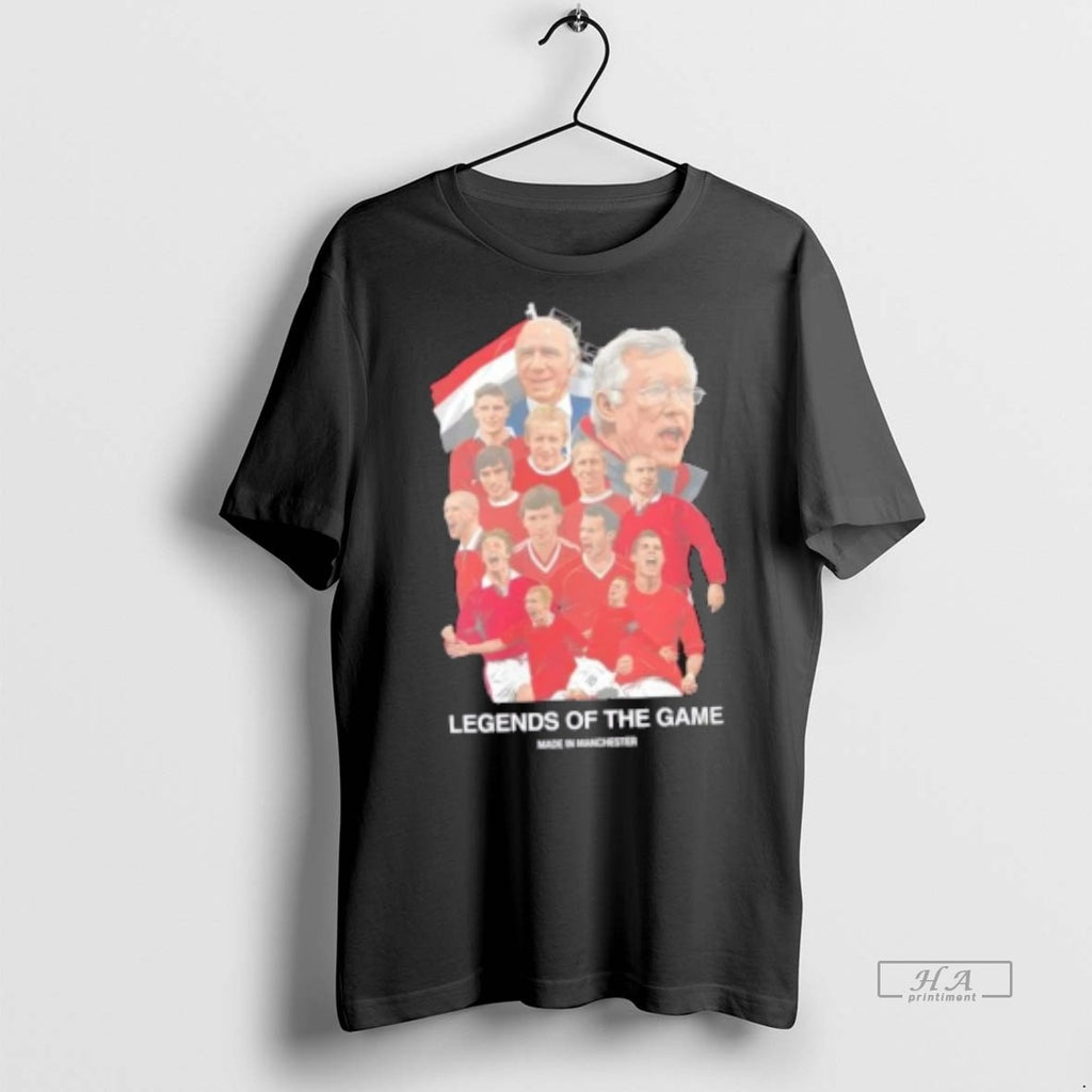 Official Coach Alex Ferguson Man United Legends Of The Game Made In Manchester Shirt