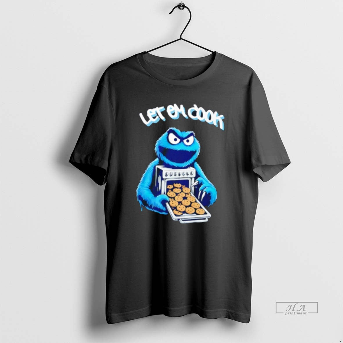 Official Cookie Monster Let Him Cook Funny